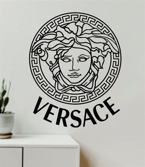 versace medusa 4x5 sticker decal vinyl gold|Versace Medusa Sticker .